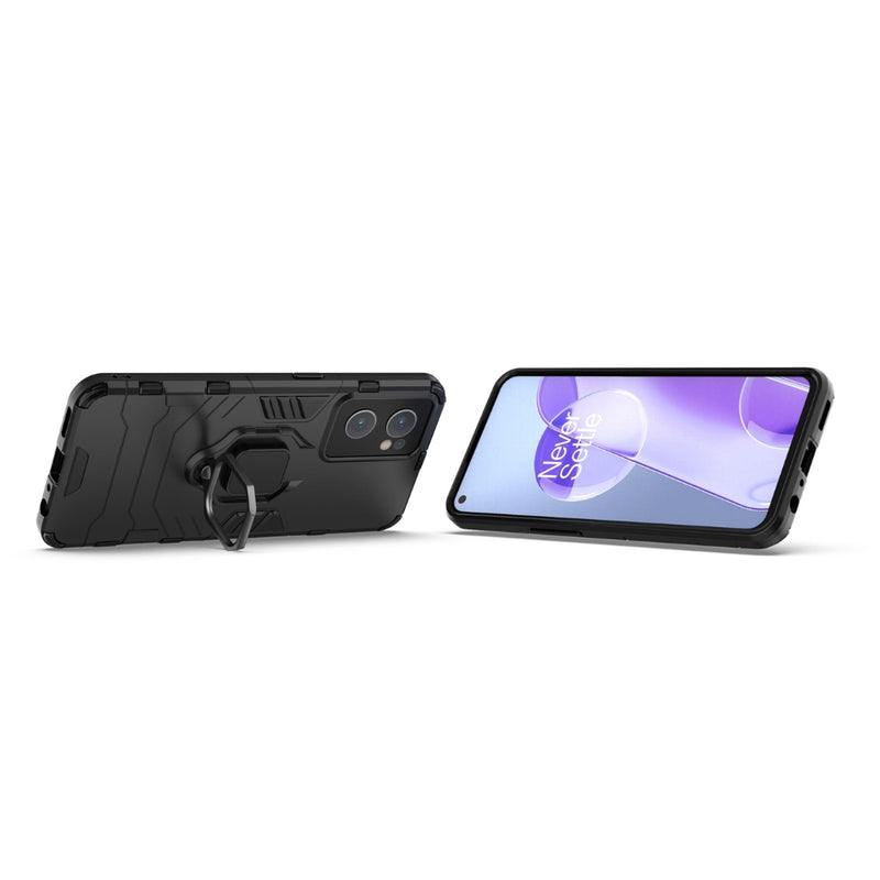Chargez l&#39;image dans la visionneuse de la galerie, OnePlus Nord CE 2 5G - Heavy Duty Armor Case With Ring Holder Stand

