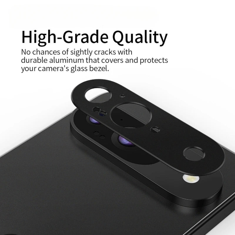 Load image into Gallery viewer, Google Pixel 9 / Pixel 9 Pro / Pixel 9 Pro XL - Metal Sticker Back Rear Camera Lens Glass Protector - Polar Tech Australia

