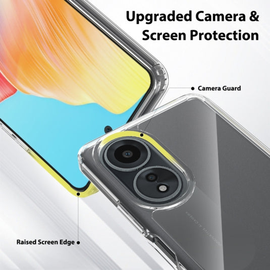 OPPO A78 4G (CPH2565) - Transparent TPU + Acrylic Anti-Drop Phone Case - Polar Tech Australia