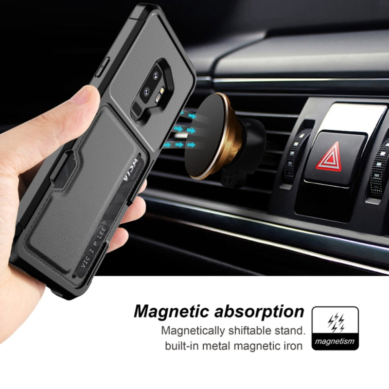 Load image into Gallery viewer, Samsung Galaxy S9 (SM-G960) - Detachable 2 in 1 Magnet Wallet Case
