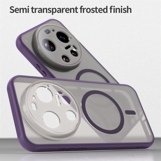 [Magnetic][Fingerprint-Resistant] Xiaomi Mi 17 Ultra - Matte Full-Cover Phone Case with Camera Lens Protection Protective Case