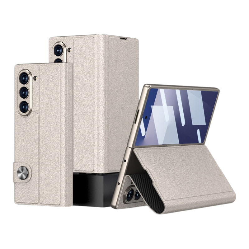 Load image into Gallery viewer, Samsung Galaxy Z Fold7 5G - GKK Integrated Flip Leather Phone Case
