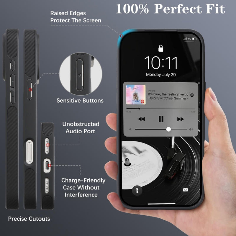 Chargez l'image dans la visionneuse de la galerie, Apple iPhone 18 Pro - Kalebol Carbon Fiber MagSafe Phone Case
