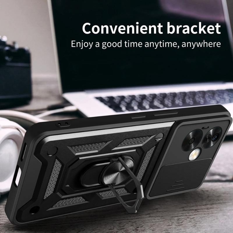 Load image into Gallery viewer, OPPO A5 Pro 4G/5G - Shockproof Armour Heavy Duty Phone Case with Ring Holder &amp; Camera Protection - Polar Tech Australia
