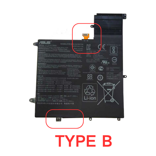 [C21N1706] ASUS Zenbook Flip S Q325U Q325UAR UX370UA Replacement Battery - Polar Tech Australia