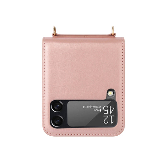 [Built-in Card Slot] Samsung Galaxy Z Flip 5 (SM-F731) - Hanman Premium Quality Flip Wallet Leather Case