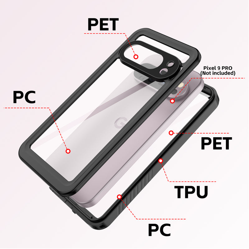 Load image into Gallery viewer, [FS Series] Google Pixel 9 Pro (GR83Y) - Redpepper Full Covered Waterproof Heavy Duty Tough Armor Case - Polar Tech Australia
