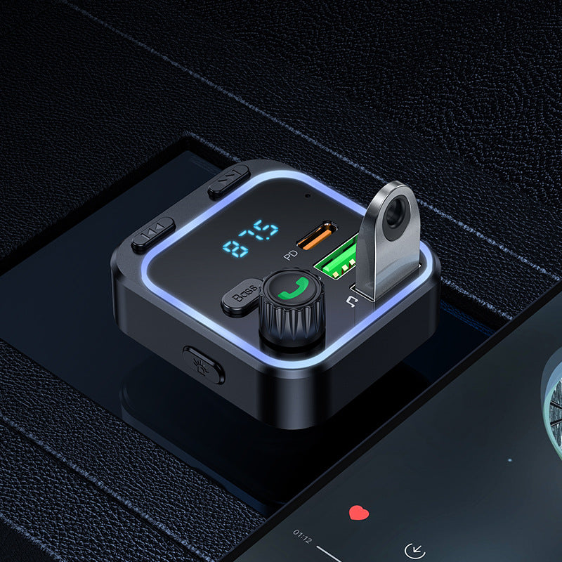 Load image into Gallery viewer, [BC53] HOCO Dual USB + PD USB-C Port 20W Car Charging Adapter With FM Transmitter
