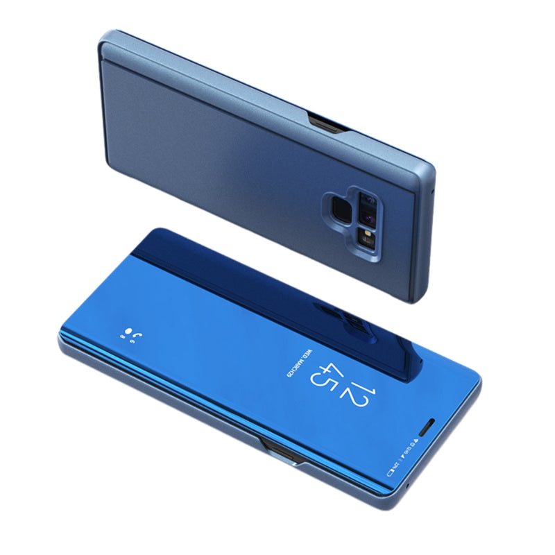 Load image into Gallery viewer, Samsung Galaxy Note 9 (SM-N960) - Mirror Clear View Horizontal Flip PU Leather Case
