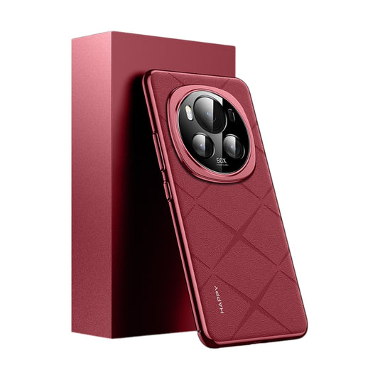 Honor Magic6 (BVL-AN00) - Plain Leather PC Phone Case