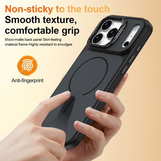 Apple iPhone 18 Pro - Bright Color Contrast Skin-feel Camera Bracket Magsafe Phone Case