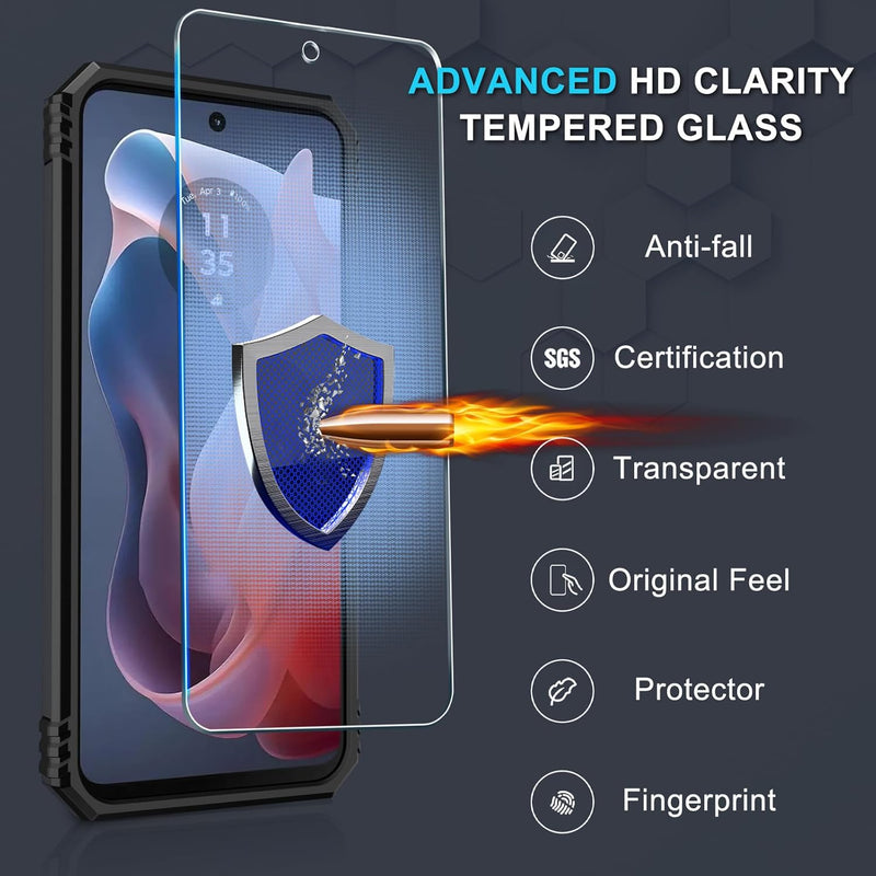 Chargez l&#39;image dans la visionneuse de la galerie, [Magnetic Ring Kickstand][Slide Camera Cover] Motorola Moto G Play 2024 - Shield Shockproof Rugged Heavy Duty Case - Polar Tech Australia
