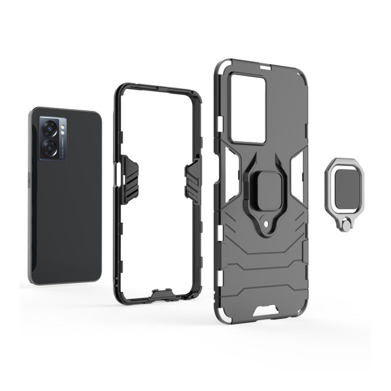 Chargez l&#39;image dans la visionneuse de la galerie, OPPO Reno7 Lite / Reno7 Z - Heavy Duty Armor Case With Ring Holder Stand - Polar Tech Australia
