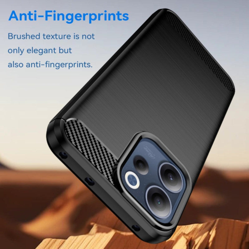Load image into Gallery viewer, OPPO Reno15 F - Carbon Fiber Brushed Texture TPU Phone Case - Polar Tech Australia
