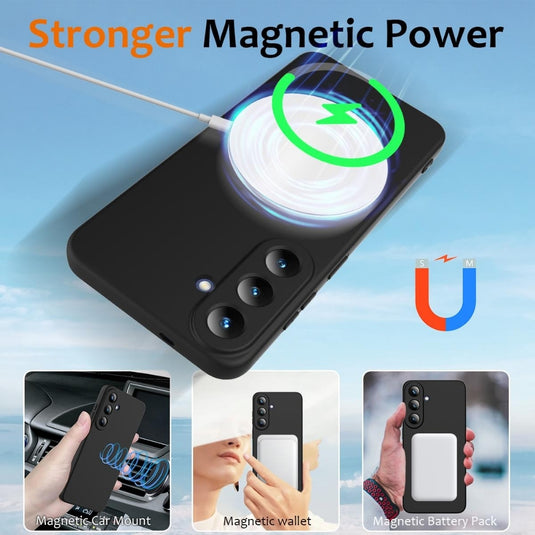 Samsung Galaxy S26 FE - Shockproof Silicone Magsafe Phone Case