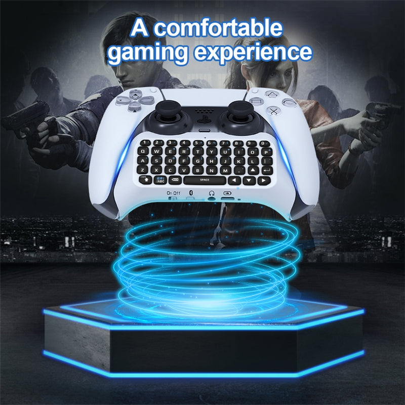 Load image into Gallery viewer, PS5 Keyboard 2.4G Wireless Chatpad for PS5 Controller (Controller not Included)
