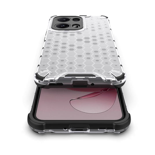 OPPO Reno13 Pro 5G (CPH2697) - Honeycomb Transparent Shockproof Protection Case - Polar Tech Australia