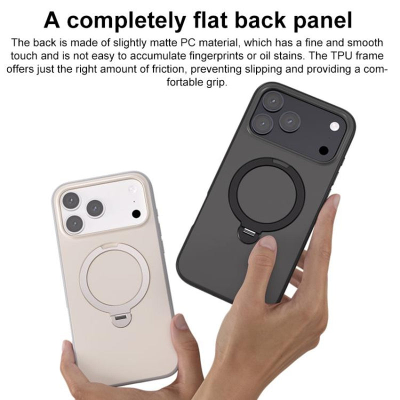 Load image into Gallery viewer, Apple iPhone 17 Pro - Contrast Color Rotation Holder Magsafe Phone Case
