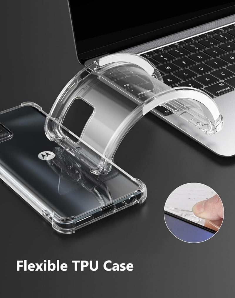 Chargez l&#39;image dans la visionneuse de la galerie, Motorola Moto G84 5G - AirPillow Cushion Transparent Soft Clear TPU Four Corners Protective Case - Polar Tech Australia
