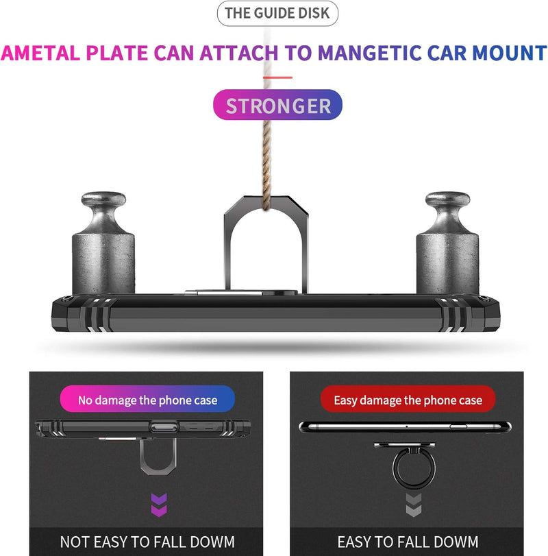 Chargez l&#39;image dans la visionneuse de la galerie, [Magnetic Ring Kickstand] Motorola Moto G Stylus 2021 - Shield Shockproof Rugged Heavy Duty Case - Polar Tech Australia
