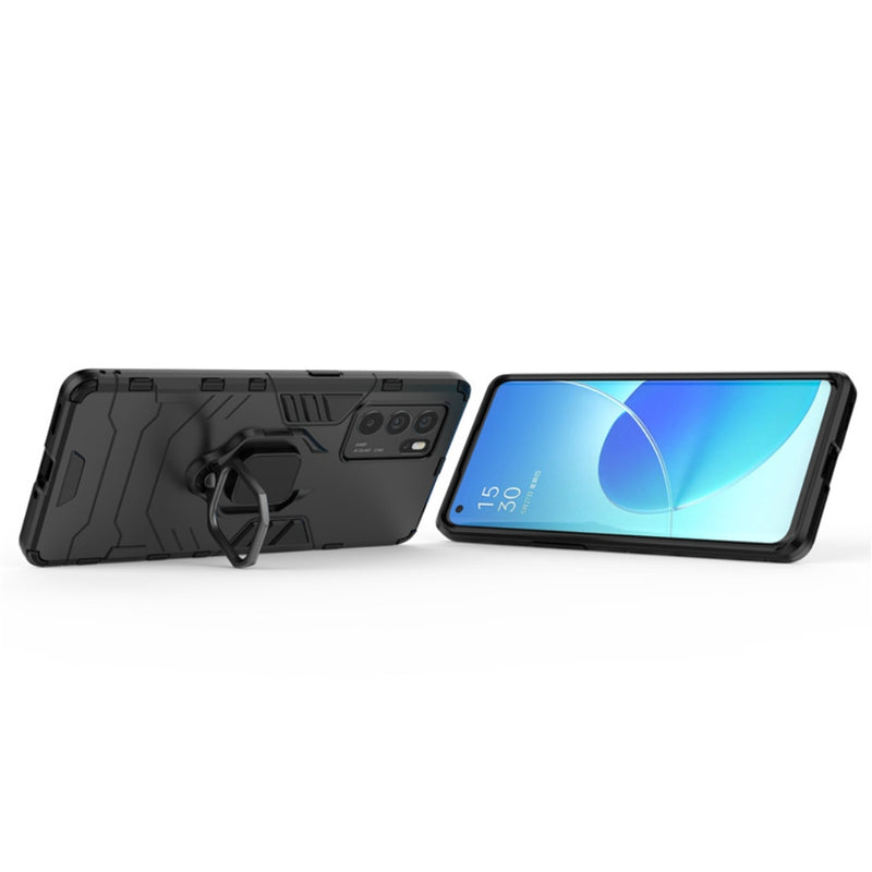 Load image into Gallery viewer, OPPO Reno6 Pro 5G (CPH2249) - Heavy Duty Armor Case With Ring Holder Stand - Polar Tech Australia
