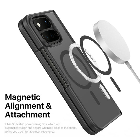 Google Pixel 11 Pro Fold - Skin Friendly Matte Transparent Magnetic Phone Case