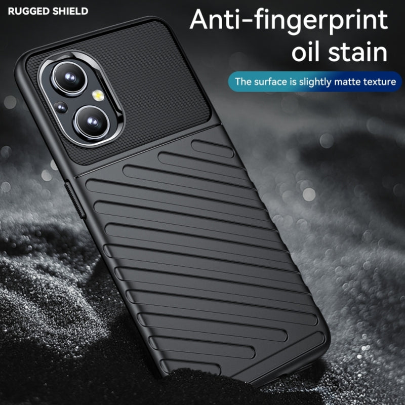 Chargez l&#39;image dans la visionneuse de la galerie, OnePlus Nord N20 - Thunder Series Twill Texture Thickened Anti-fall Protection TPU Case
