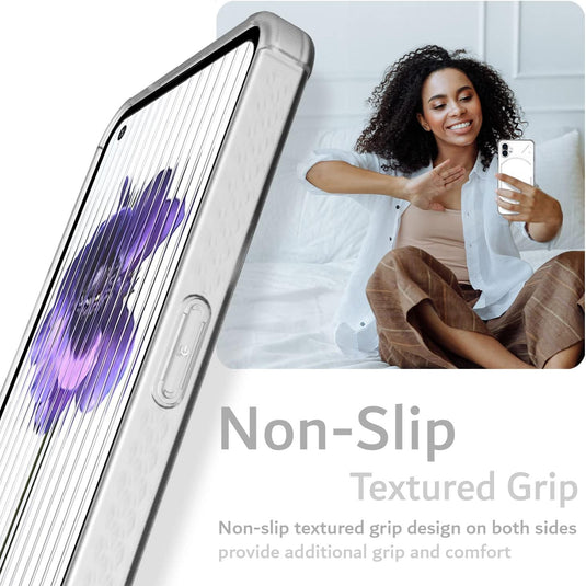 Nothing Phone 1 - AirPillow Cushion Transparent Soft Clear TPU Four Corners Protective Case - Polar Tech Australia