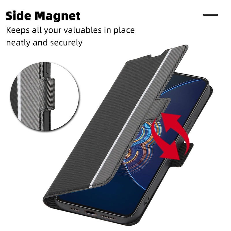 Load image into Gallery viewer, Asus Zenfone 9 / 10 - Magnetic Folding Invisible Stand Protective Case
