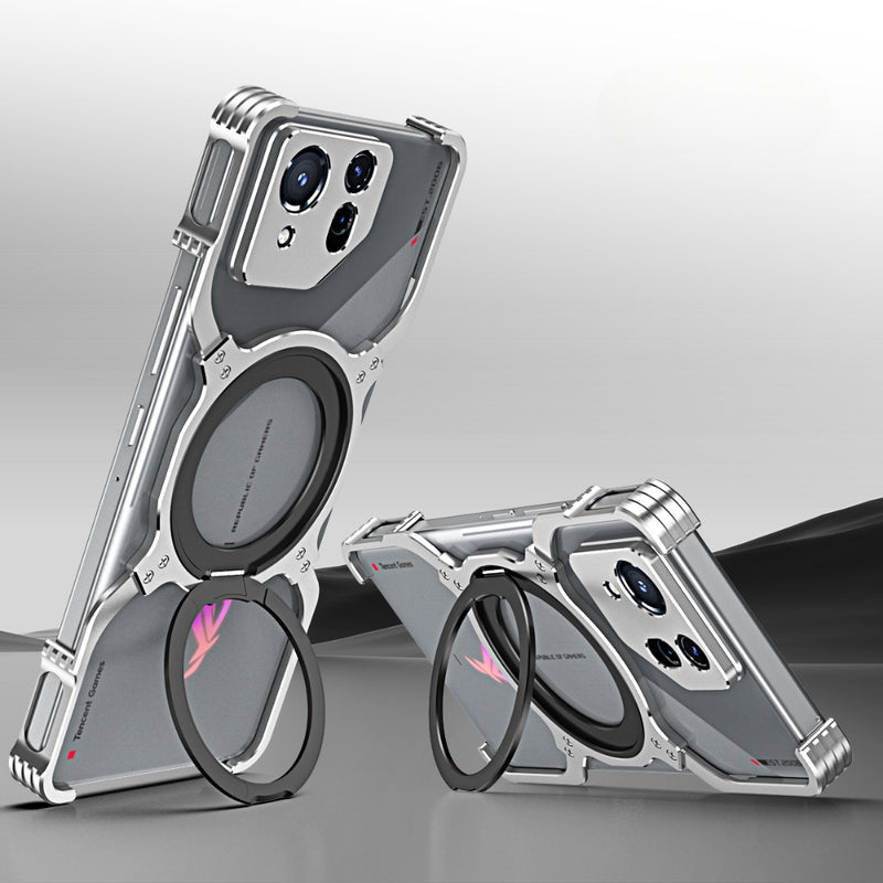 Chargez l&#39;image dans la visionneuse de la galerie, Asus ROG Phone 9 / 9 Pro - Mechanical Arm Borderless MagSafe Holder Metal Phone Case - Polar Tech Australia
