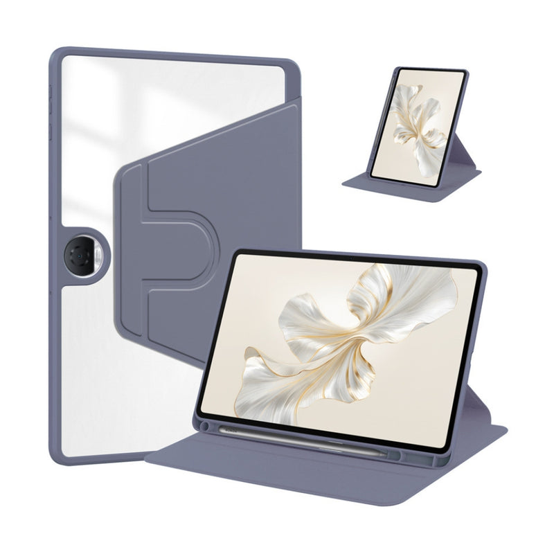 Load image into Gallery viewer, [With Pen Slot] OPPO Pad Neo (OPD2302, OPD2303) - Acrylic Transparent Rotating Stand Protective Case - Polar Tech Australia
