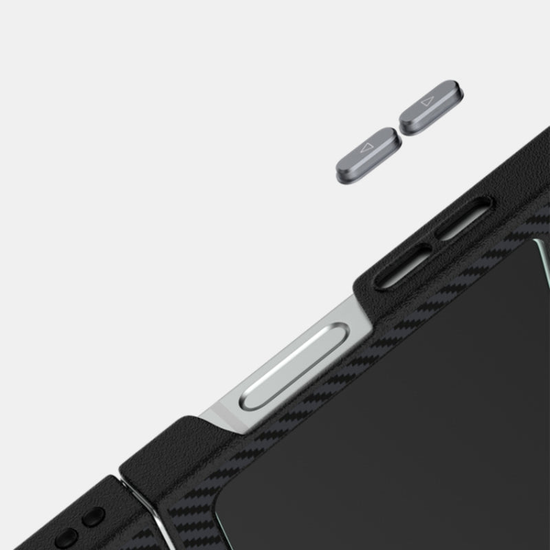 Chargez l&#39;image dans la visionneuse de la galerie, Samsung Galaxy Z Flip 6 (SM-F741)  - Carbon Fiber Series 6D Micro Relief MagSafe Phone Case - Polar Tech Australia
