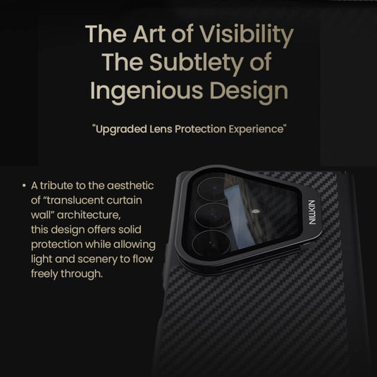 Samsung Galaxy Z Fold8 Ultra 5G - Nillkin CarboProp Magnetic Black Mirror Cover version Aramid fiber Armor Case