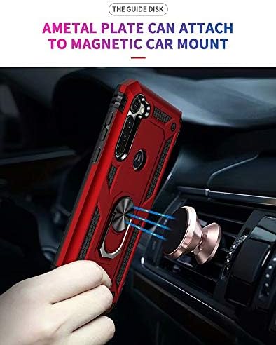 Cargue la imagen en el visor de la galería, [Magnetic Ring Kickstand] Motorola Moto G Stylus - Shield Shockproof Rugged Heavy Duty Case - Polar Tech Australia
