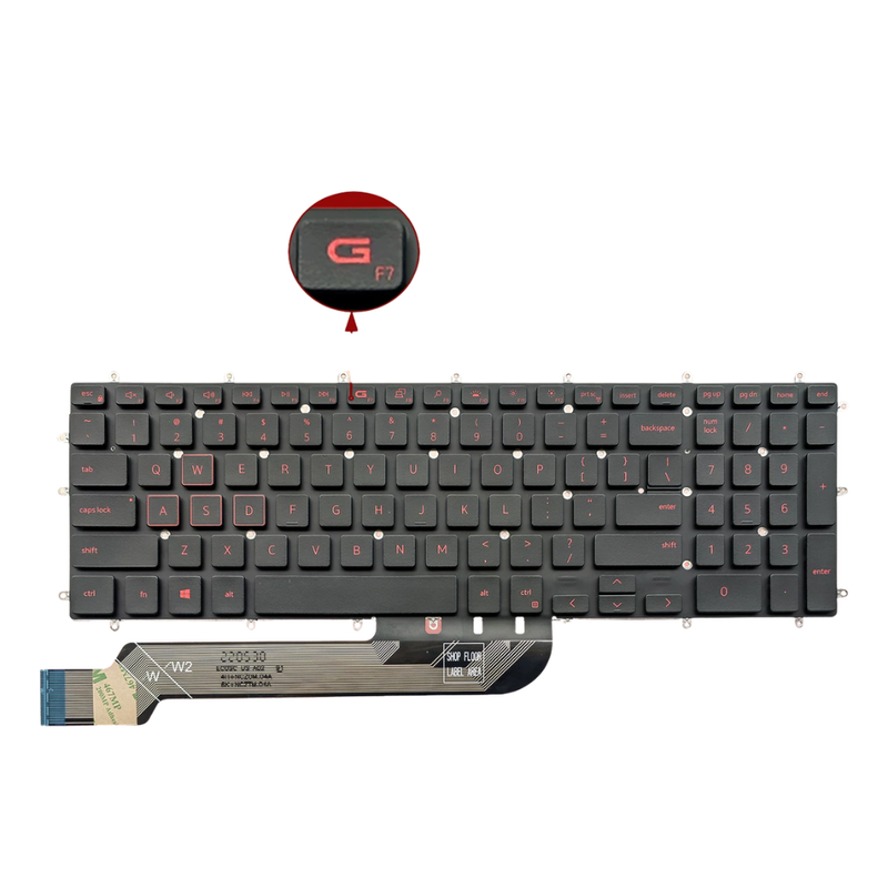 Load image into Gallery viewer, Dell Vostro 15 7580 / Inspiron 7577 7567 5570 5565 5567 / G5 5590 / G3 3590 / G7 7790 Series - Laptop Keyboard With Backlit US English Layout - Polar Tech Australia
