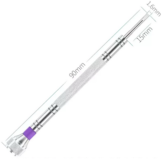 Watch Repair Tool - Precision Mini Screwdriver Set for Watches, Glasses, Phones, and Small Devices, Stainless Steel, Flathead Screwdrivers for Disassembly - Polar Tech Australia