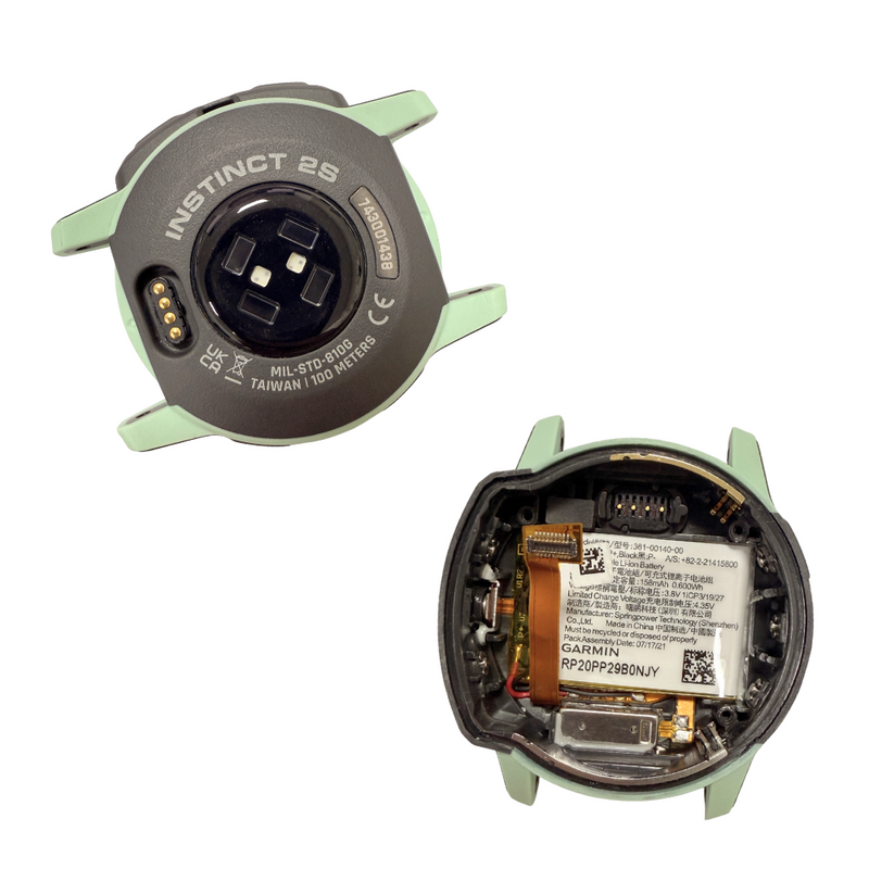 Load image into Gallery viewer, Garmin Watch Instinct 2S 40MM - Back Cover Rear Case Replacement Part With Battery
