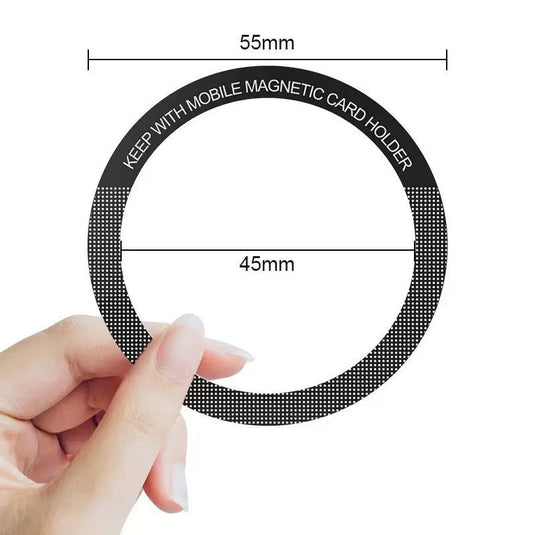 [Self-adhesive] Ultra-thin MagSafe Magnetic Ring Sticker, Compatible with iPhone & Android Phones