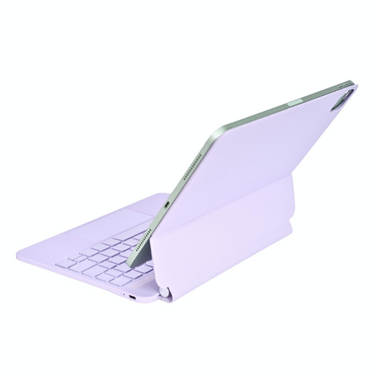 Magic Magnetic Floating Trackpad Wireless 7 Multi-Color Backlit Keyboard Case for Apple iPad 10.9” & 11“ 10/11th Gen (2022/2025)