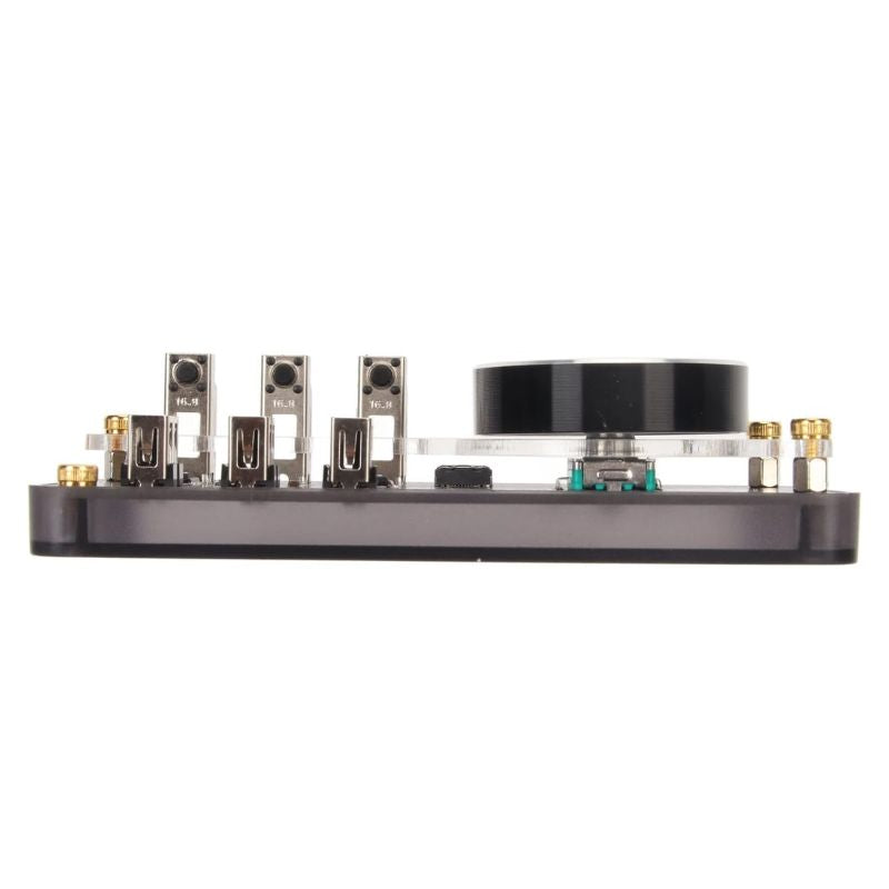 Cargue la imagen en el visor de la galería, Retro look USB Hub with Volume Control RGB Ambient Light for Win PC for OS X Laptop Boyfriend Gift
