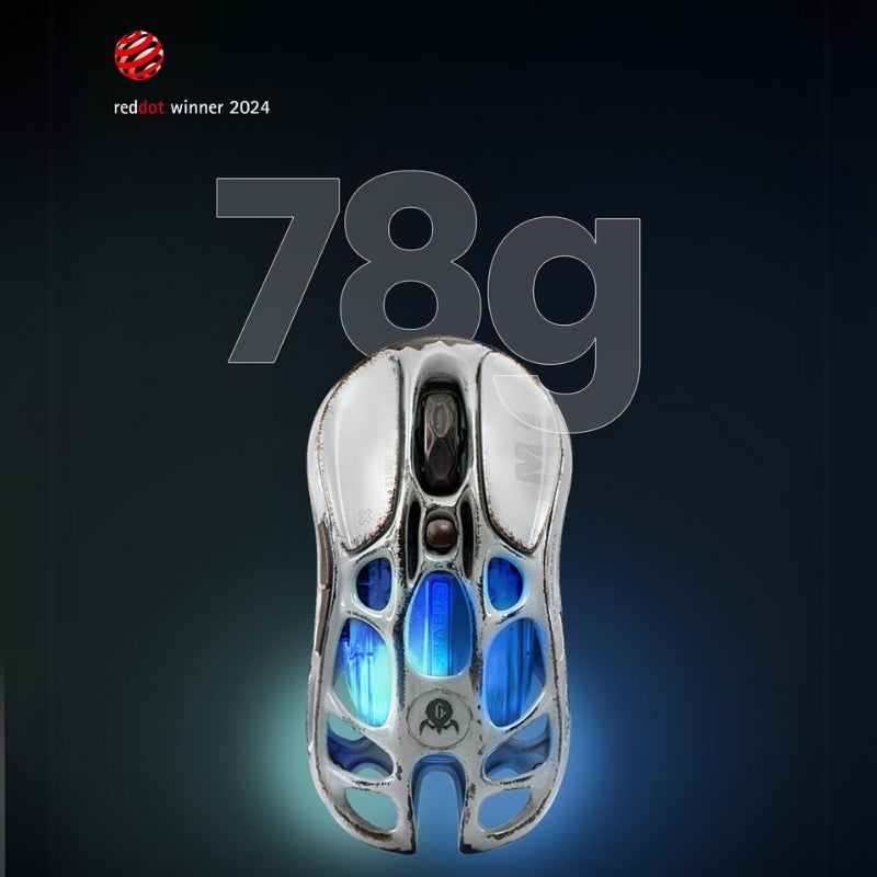 Cargue la imagen en el visor de la galería, GravaStar Wireless Gaming Mouse Mercury M1 Pro, Lightweight Magnesium Alloy Gaming Mouse, 26,000 DPI
