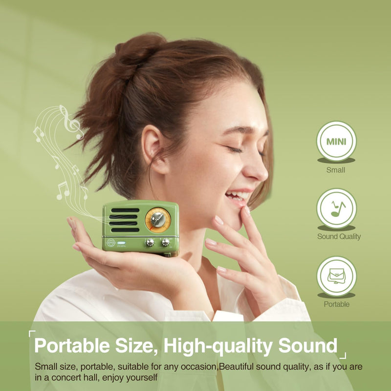 Load image into Gallery viewer, Muzen OTR Metal Portable Bluetooth Speaker / FM Radio - Black - Polar Tech Australia
