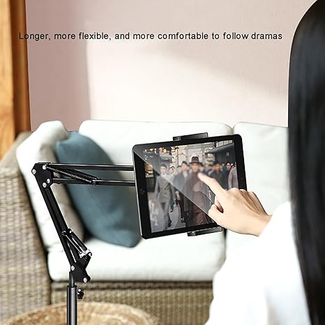 Chargez l&#39;image dans la visionneuse de la galerie, [PT-X52] Universal Flexible Adjustable Floor Mobile Phone Tablet Holder Stand
