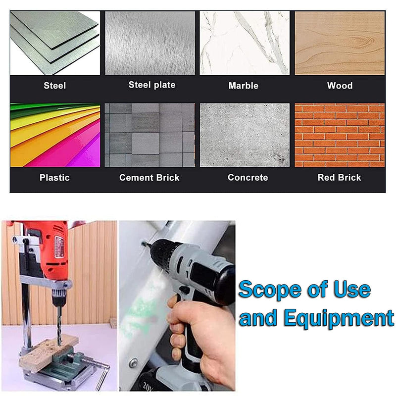 Load image into Gallery viewer, [9 in 1] Concrete Drill Bit Set Cross Carbide Tip Masonry Drill Bits Set (3 - 16mm)
