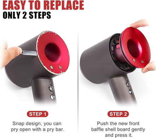 Dyson Supersonic Hair Dryer - Original Front Cover Baffle Shell Board Dace Panel Replacement