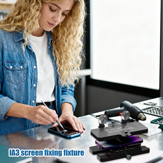 [IA3] Multi-Function Phone Repair Fixture – Professional LED Screen & Back Cover Pressing Tool - Polar Tech Australia