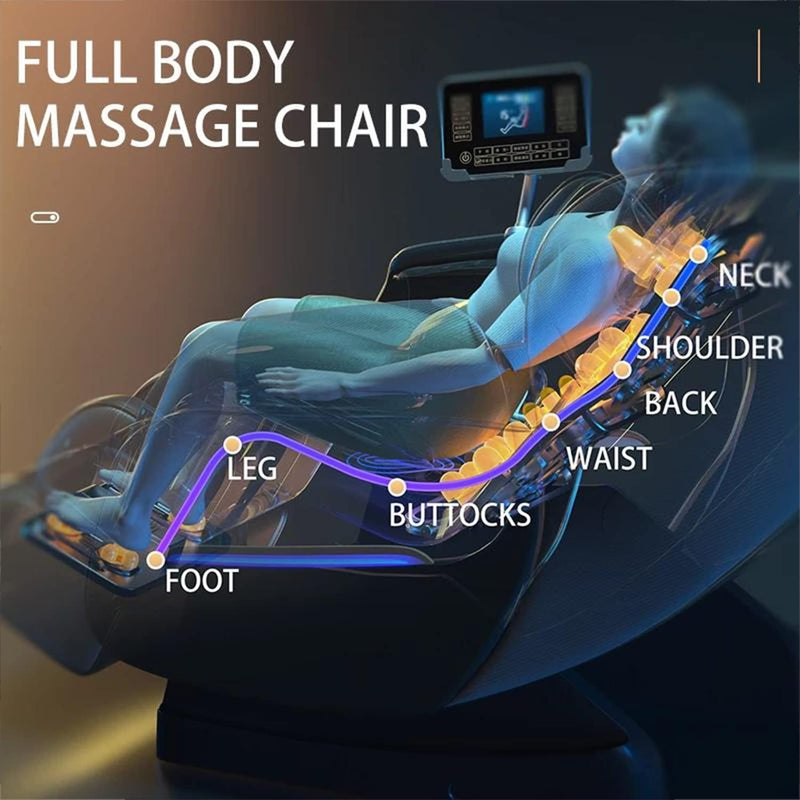 Load image into Gallery viewer, [M5 Pro][Voice Control][AI Version] Luxury iMassage 9D Full-body Multi-function Zero-Gravity Massage Chair - Polar Tech Australia
