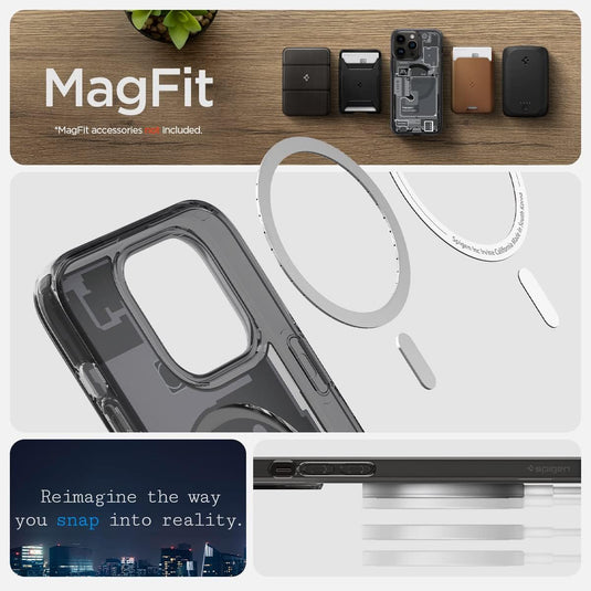 Funda Spigen Ultra Hybrid Mag MagSafe iPhone 15 Pro Max Cero Uno Case -  Shop