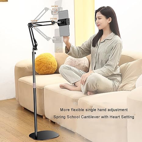 Chargez l&#39;image dans la visionneuse de la galerie, [PT-X52] Universal Flexible Adjustable Floor Mobile Phone Tablet Holder Stand
