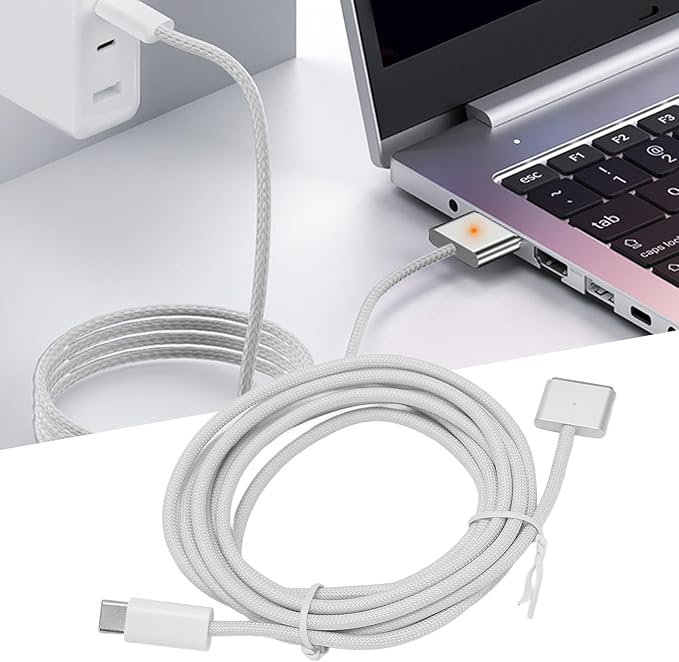 Chargez l&#39;image dans la visionneuse de la galerie, [2M] Type-C / USB-C to Magsafe 3 PD 140W Braided Heavy Duty Cable - Polar Tech Australia
